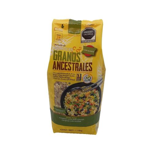 Mezcla De Arroz Granos Ancestrales 1.1 Kg Vegano Instantáneo