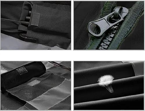 Chaleco De Seguridad Reflectante De Alta Visibilidad Negro