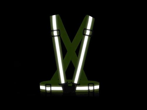 Chaleco Arnes Reflejante Naranja Fluorescente Verde