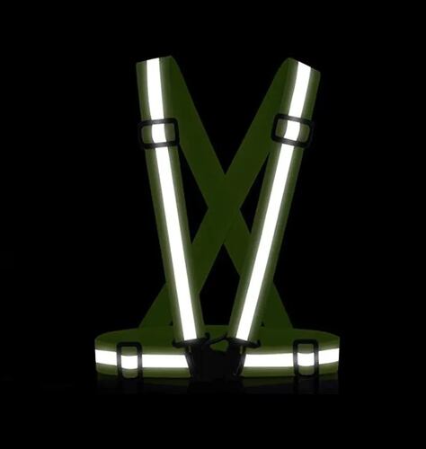 Chaleco Arnes Reflejante Verde fluorescente