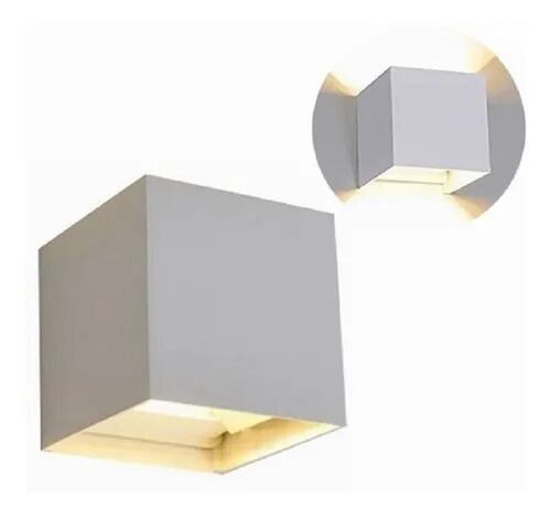 Lampara De Pared Led 6w Impermeable Blanca Luz Calida