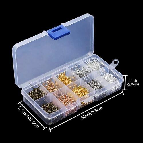 1128 Piezas Bisuteria Kit Para Hacer Aretes