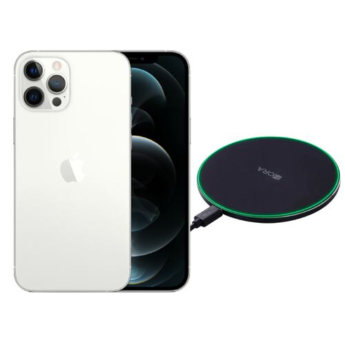 iPhone 12 Pro Plata 256GB Reacondicionado Grado A + Cargador Genérico