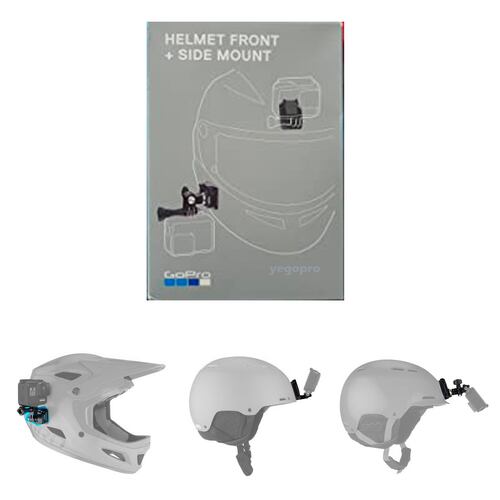Montura Para Casco Frontal + Lateral Gopro Original Ahfsm.