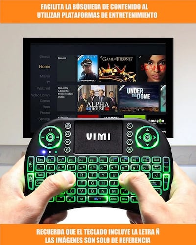 Mini Teclado Inalámbrico Smart Tv ,touch
