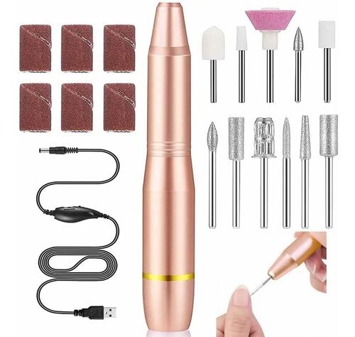 Torno Para Uñas, 11en1 Taladro De Uñas Eléctrico Profesional