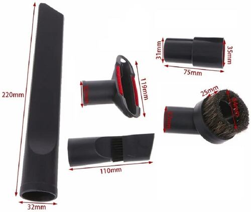 Accesorios De Repuesto Para Aspiradora, 32 A 35 Mm, 6 Pzs.
