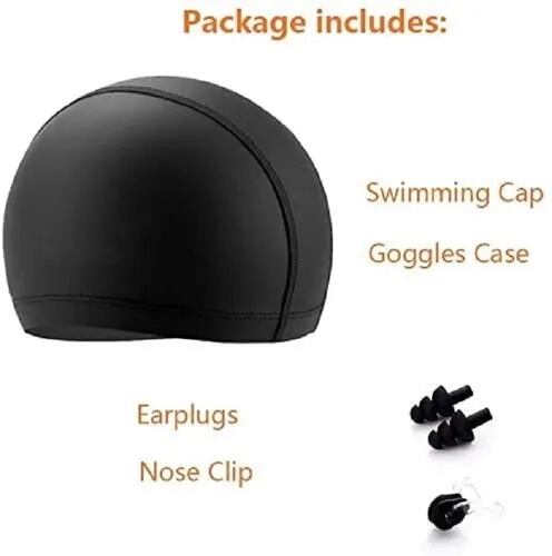 Kit de Natacion, Googles, Gorra, Tapones Auditivos Y clip De Nariz