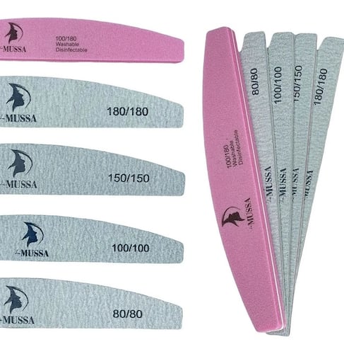 Kit 10 Limas Para Uñas Manicure Sponge 100 / 150 / 18