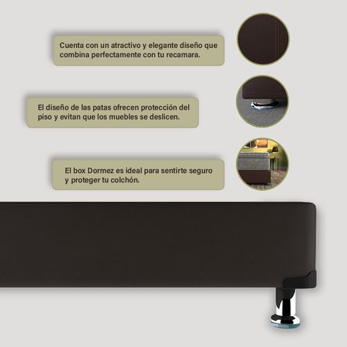 Colchón y Box Matrimonial América Bloom Ortopédico Súper Confort.