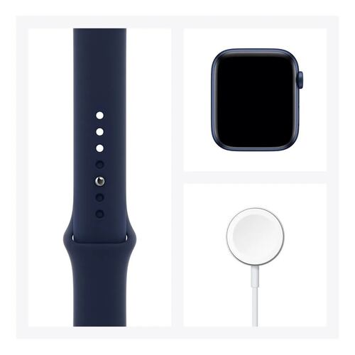 Reloj (Reacondicionado Grado A) Apple Watch Serie 6 44 mm GPS Color Azul.