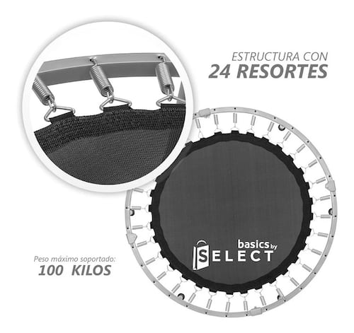 Trampolín Brincolín Para Aeróbicos Fitness Ejercicio Negro 