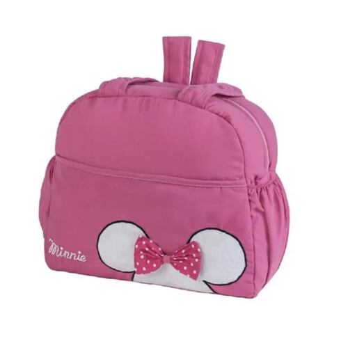 Pañalera Chiqui Mundo Minnie Mouse Niña Rosa Impermeable