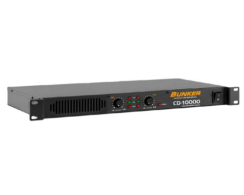 Amplificador De Audio Bunker CD-10000 De 1000w Rms, Clase D.