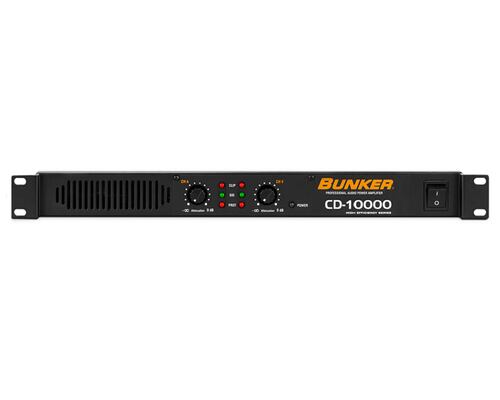 Amplificador De Audio Bunker CD-10000 De 1000w Rms, Clase D.