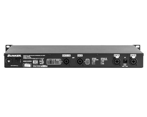 Amplificador De Audio Bunker CD-10000 De 1000w Rms, Clase D.