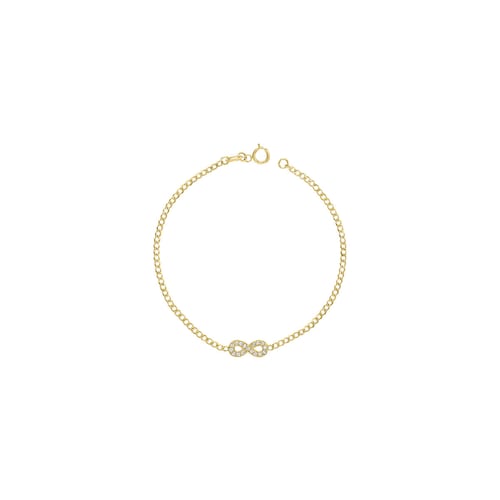 Pulsera Barbada  Mini Para Dama Elaborada En Oro De 10 K