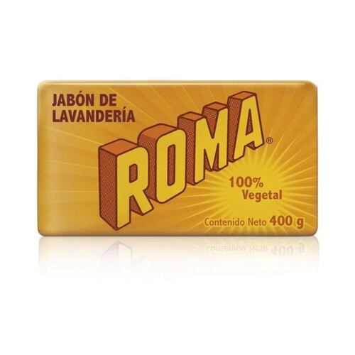 Roma Jabón Barra Lavandería 100% Vegetal 400g Biodegradable
