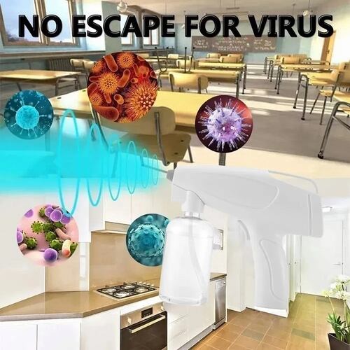Desinfectante Uv Pistola Sanitizante Spray Inalambrica