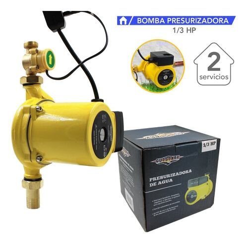 Bomba Presurizadora Gutstark Agua 1/3 Hp Automatica 270 W 2 Servicios