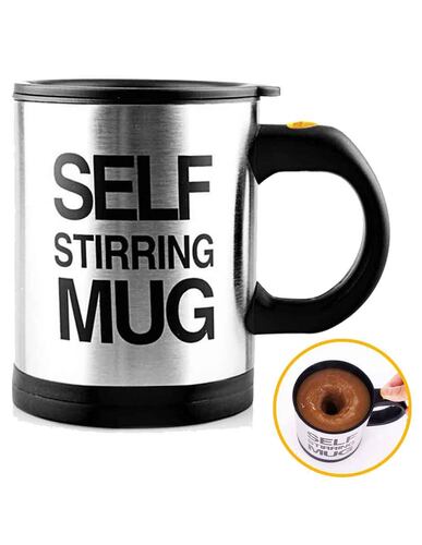 Taza térmica con agitación automática.