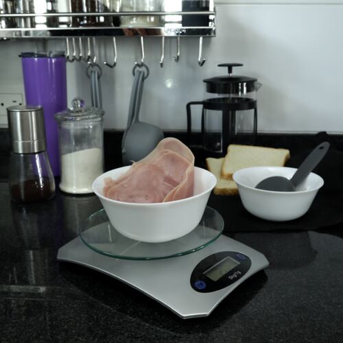 Báscula Digital De Cocina Cristal Templado Alta Precision
