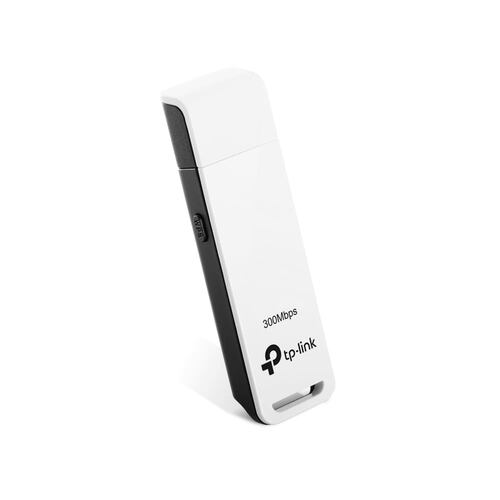 Tarjeta de Red Inalámbrica USB N300, TP-Link TL-WN821N, Blanco.