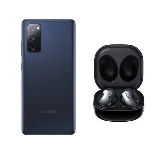 Samsung Galaxy S20 FE 5G Snapdragon 128GB Cloud Navy Reacondicionado+ Audifonos inalambricos de regalo.