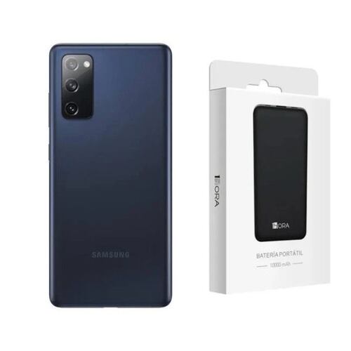 Samsung Galaxy S20 FE 5G Snapdragon 128GB Cloud Navy Reacondicionado + Bateria recargable 10000 mAh de regalo.