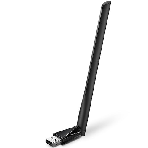 Adaptador De Red USB Mercusys MU6H Inalambrico Banda Dual AC650 Alta Ganancia.