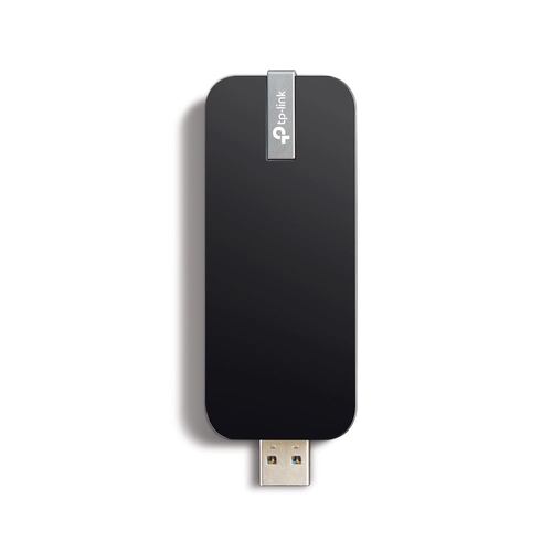 Tarjeta de Red Inalámbrica USB Doble Banda AC1300, TP-Link Archer T4U, Negro.