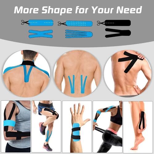 Cinta Kinesiológicas Vendaje Neuromuscular 6pcs 5mx5cm