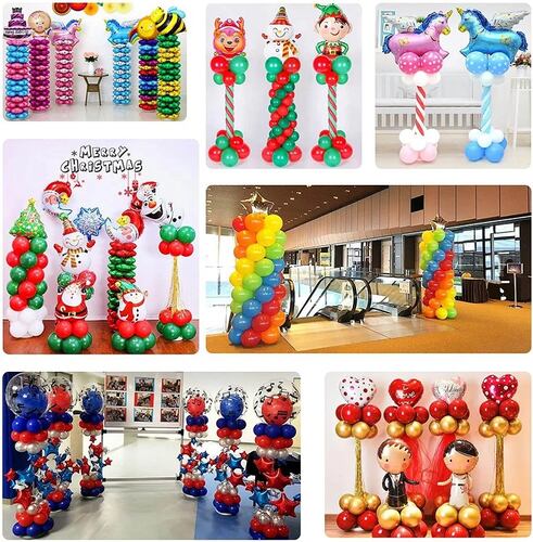 Columna Portátil Con Base Para Decoración Con Globos 2 Uds