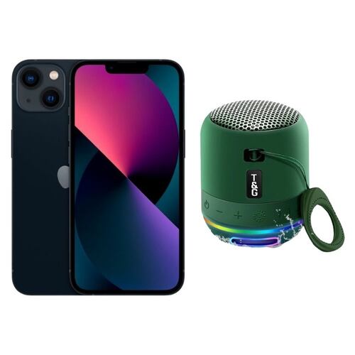 iPhone 13 128GB Negro Reacondicionado Grado A + Mini Bocina.