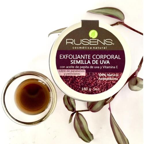 Exfoliante Corporal Semilla De Uva 140g Rusens 