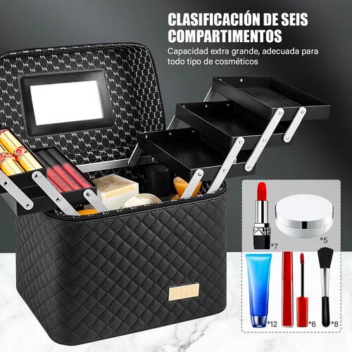 Bolsa Cosmetiquera Organizador De Viaje Estuche Profesional