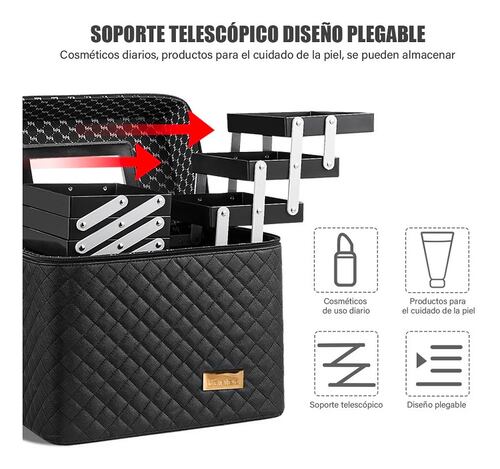Bolsa Cosmetiquera Organizador De Viaje Estuche Profesional