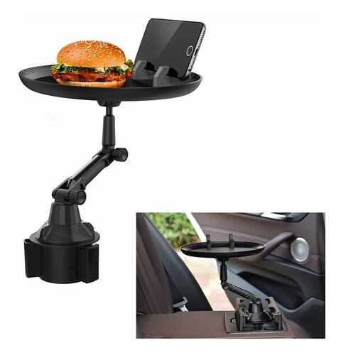 Bandeja Soporte Para Tazas Mesa Ajustable Para Coche 360