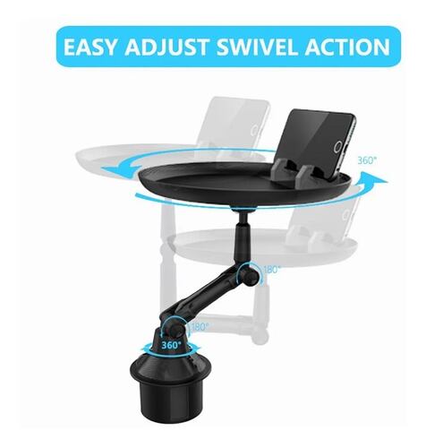 Bandeja Soporte Para Tazas Mesa Ajustable Para Coche 360