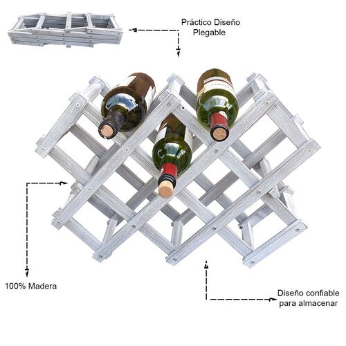 Cava Plegable 10 Botellas Vintage