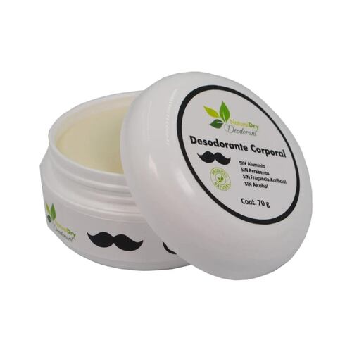 Desodorante Naturaldry 70g Natural Hidrata Elimina Olor