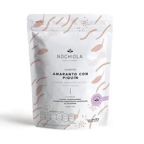 Churritos De Amaranto C/ Piquín 50g Nochiola Vegan