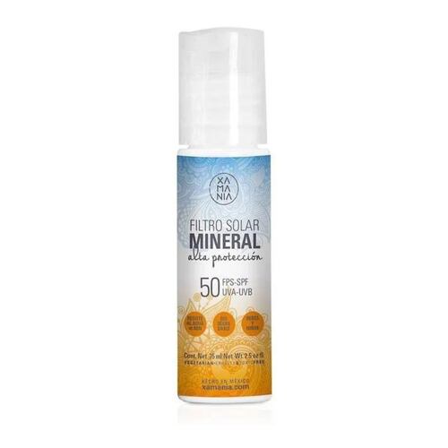 Filtro Solar Mineral 50 Fps-spf 75ml Xamania Biodegradable