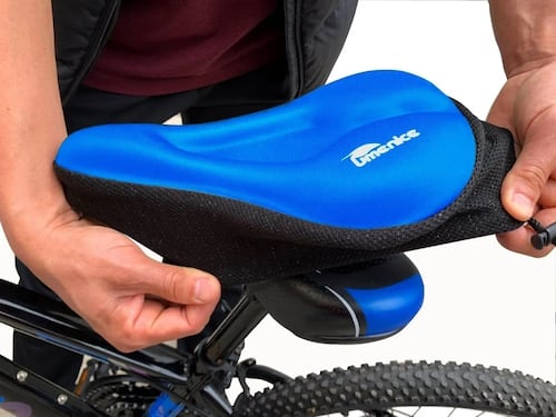 Funda Para Asiento De Bicicleta de Gel Azul
