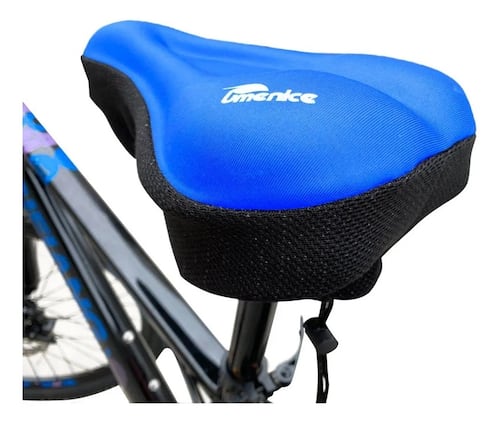 Funda Para Asiento De Bicicleta de Gel Azul