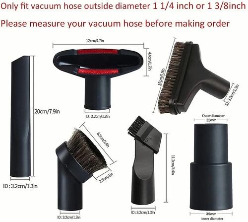 6 Accesorios De Repuesto Para Aspiradora, 32 A 35 Mm