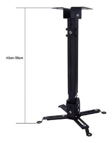 Soporte Proyector Universal Cañón Ajustable 15kg Techo Pared