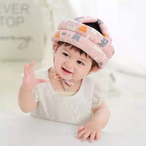 Casco de Seguridad Para bebes Rosa