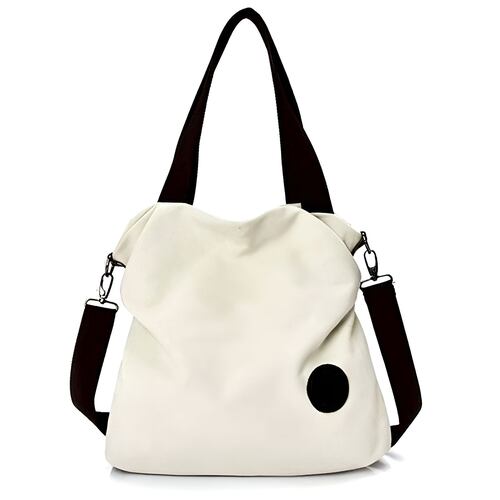 Bolso Multifuncional De Las Mujeres Urbanas De Moda Original blanco