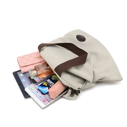 Bolso Multifuncional De Las Mujeres Urbanas De Moda Original blanco